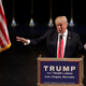 Republican presidential candidate Donald Trump speaks during a rally at the Treasure Island Hotel in Las Vegas on June 18, 2016.
JOHN GURZINSKI/AFP/Getty Images